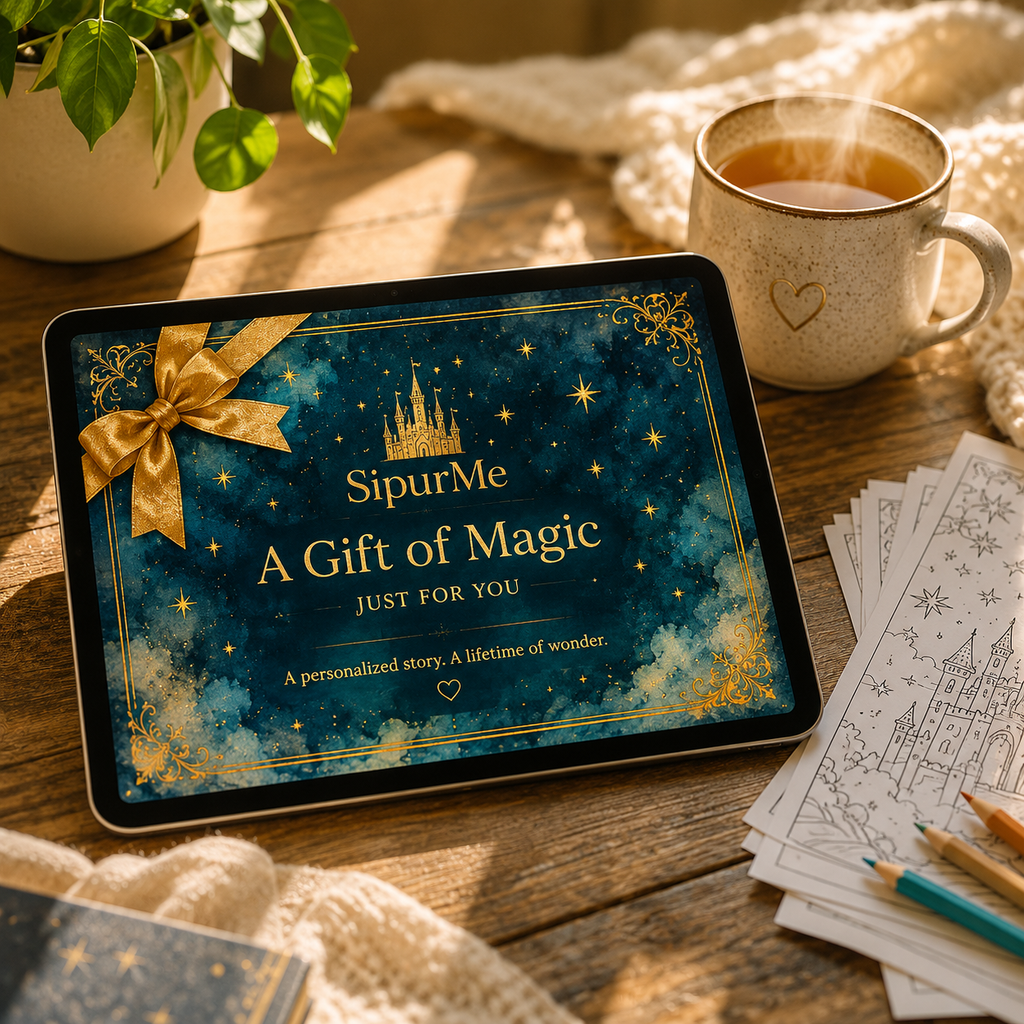 SipurMe Digital Gift of Magic | Personalized Storybook Voucher