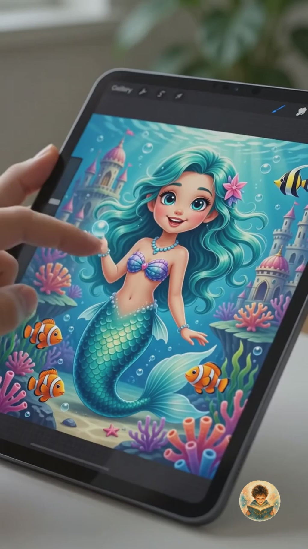 Marina the Mermaid Printable Activity Book (Digital Download)